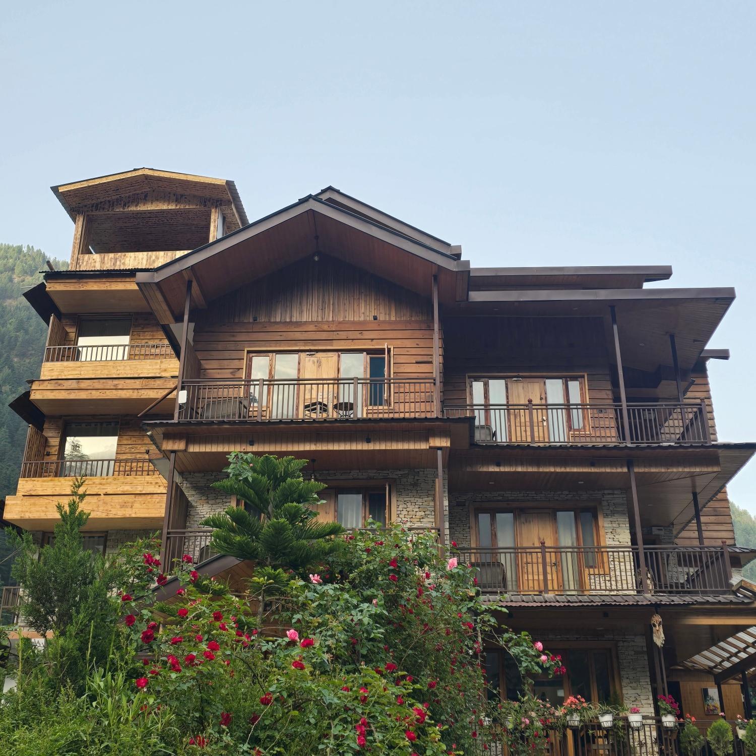 Hotel The Hillside Kasol Exterior foto